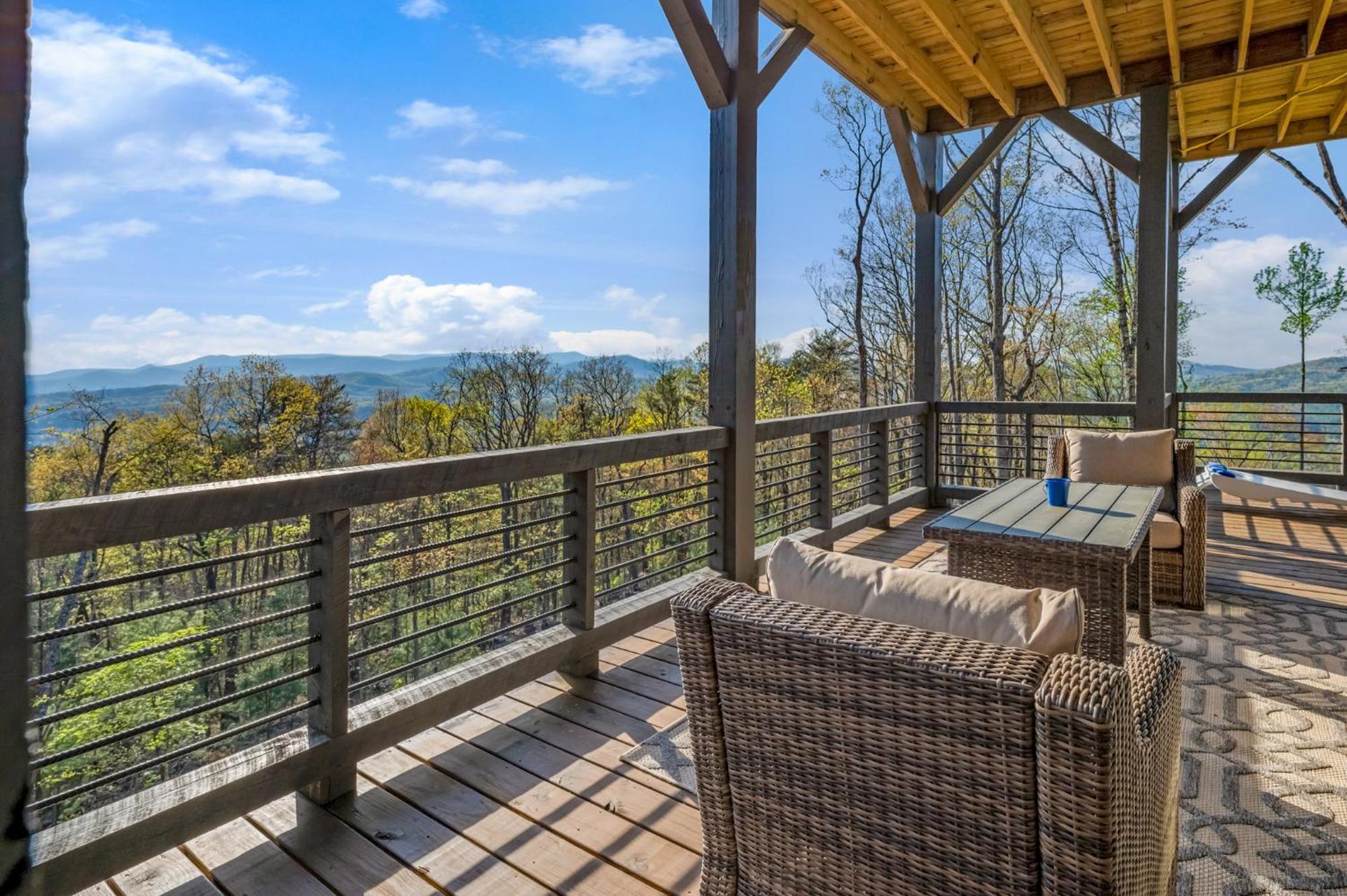 Mountain Air - Luxury Mountain View Cabin Blue Ridge Buitenkant foto