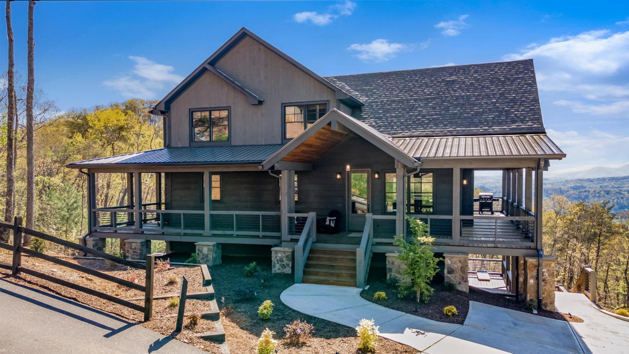 Mountain Air - Luxury Mountain View Cabin Blue Ridge Buitenkant foto
