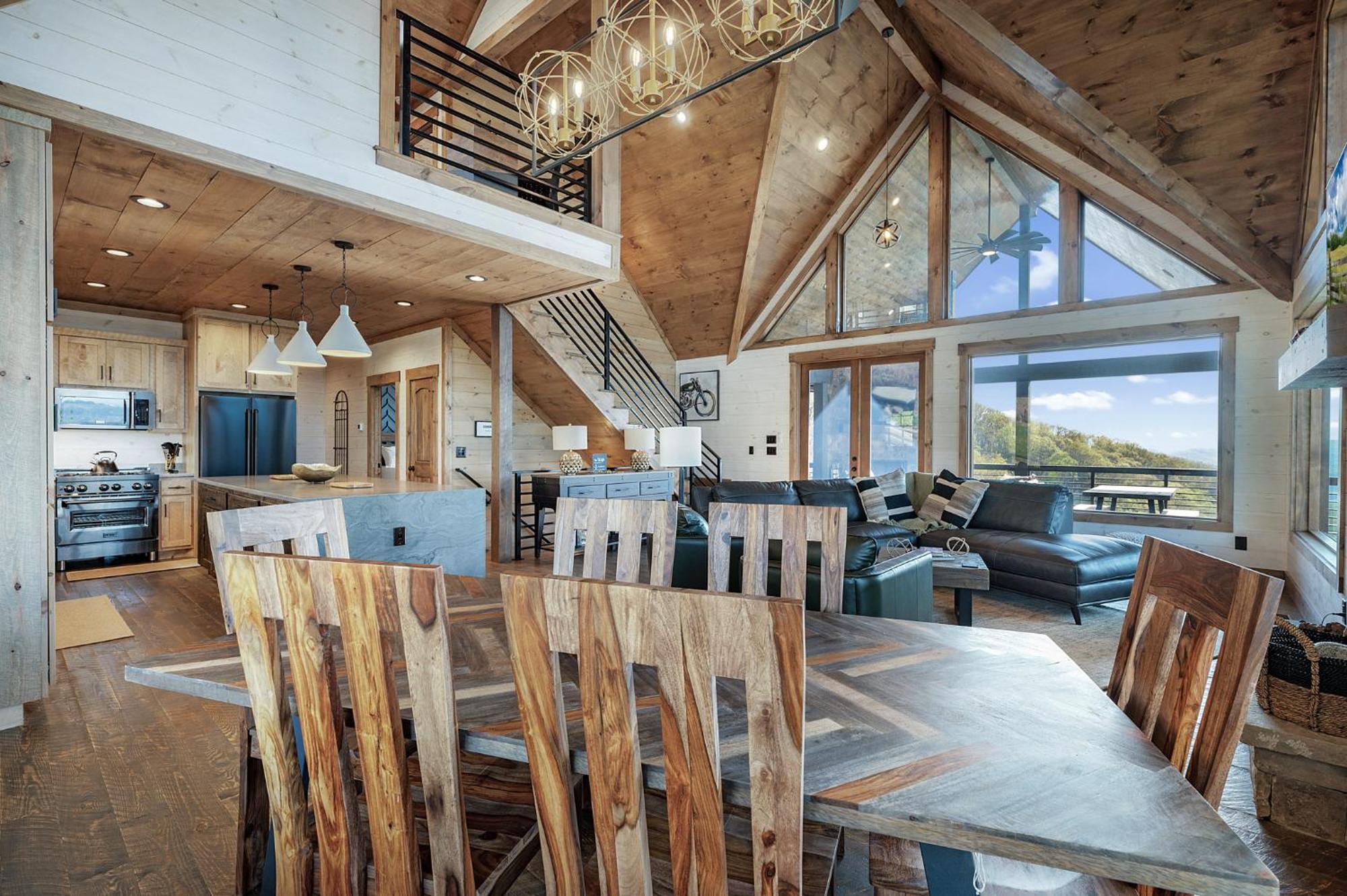 Mountain Air - Luxury Mountain View Cabin Blue Ridge Buitenkant foto